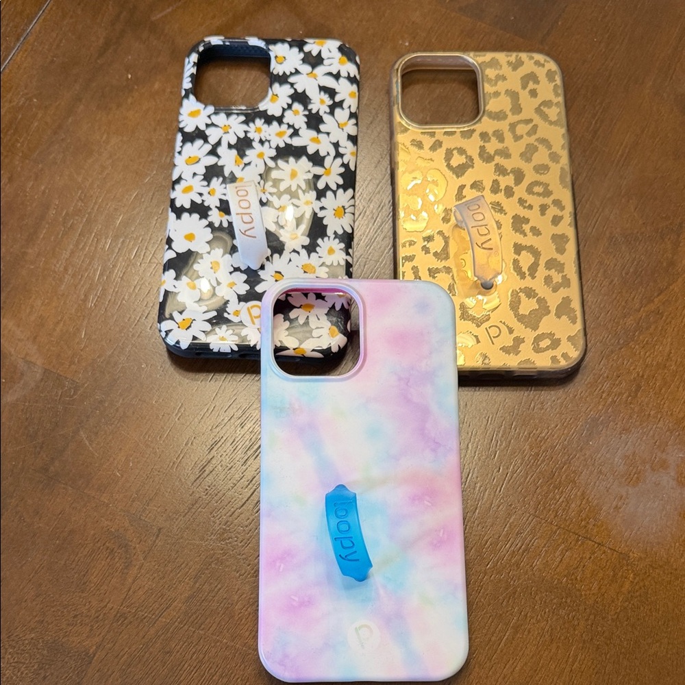 iPhone 12 Pro Max Loopy cases collection of 3.